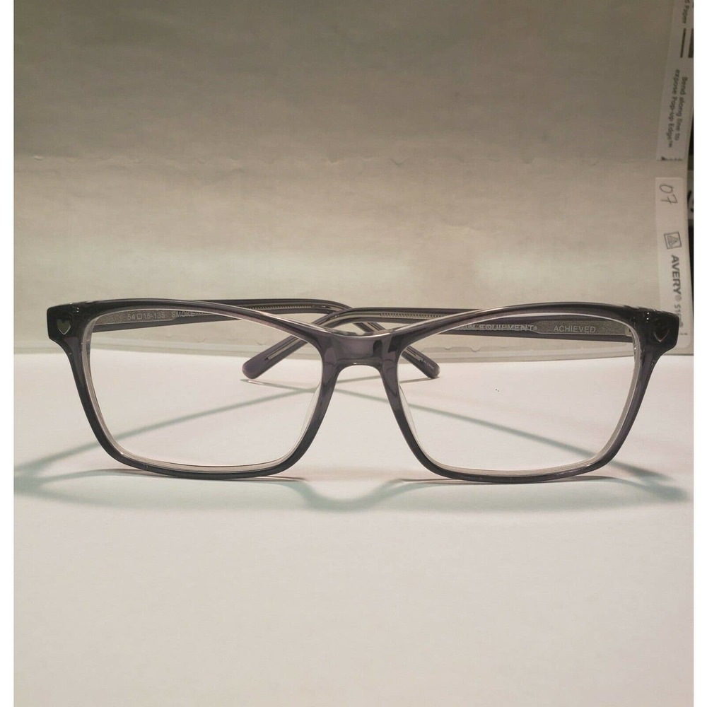 BUM EQUIPMENT “ACHIEVED” Eyeglasses Frame Women 54-15-135 Crystal Smoke
